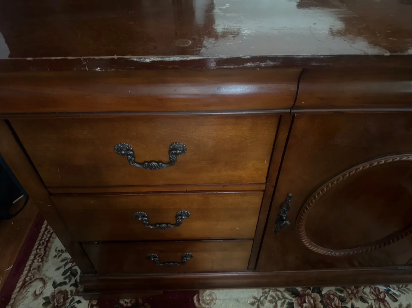 Vintage Wooden Dresser image indicator(3)