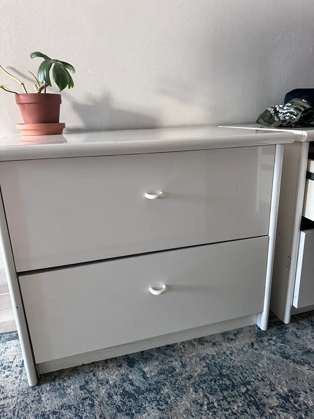 White 2-Drawer Dresser image indicator(2)