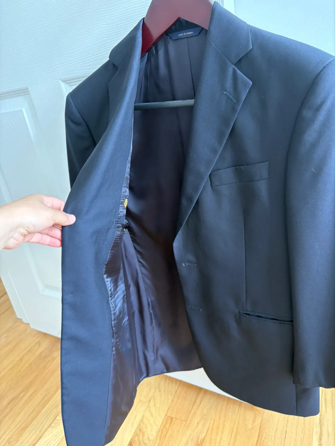 Brooks Brothers 1818 Madison Blazer, Size 37S Navy image indicator(5)