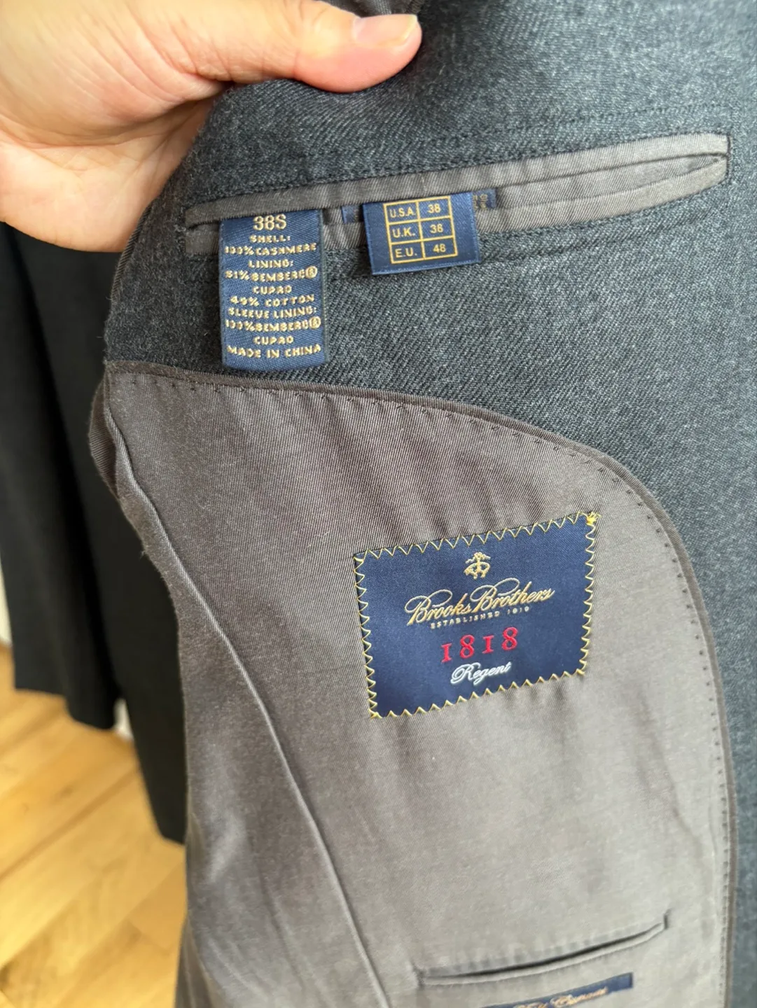 Brooks Brothers Regent Blazer - Size 38S image indicator(2)