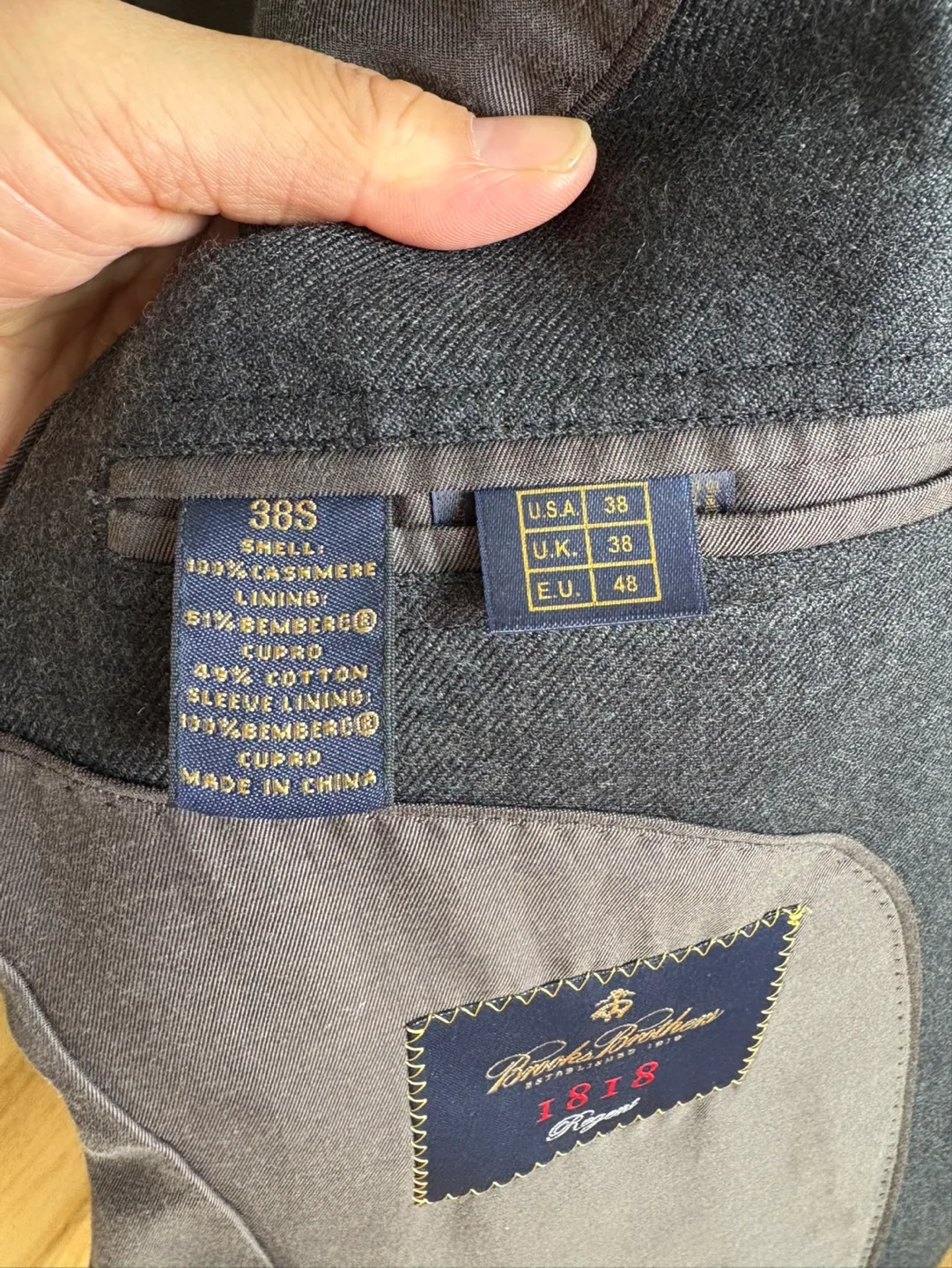 Brooks Brothers Regent Blazer - Size 38S image indicator(3)