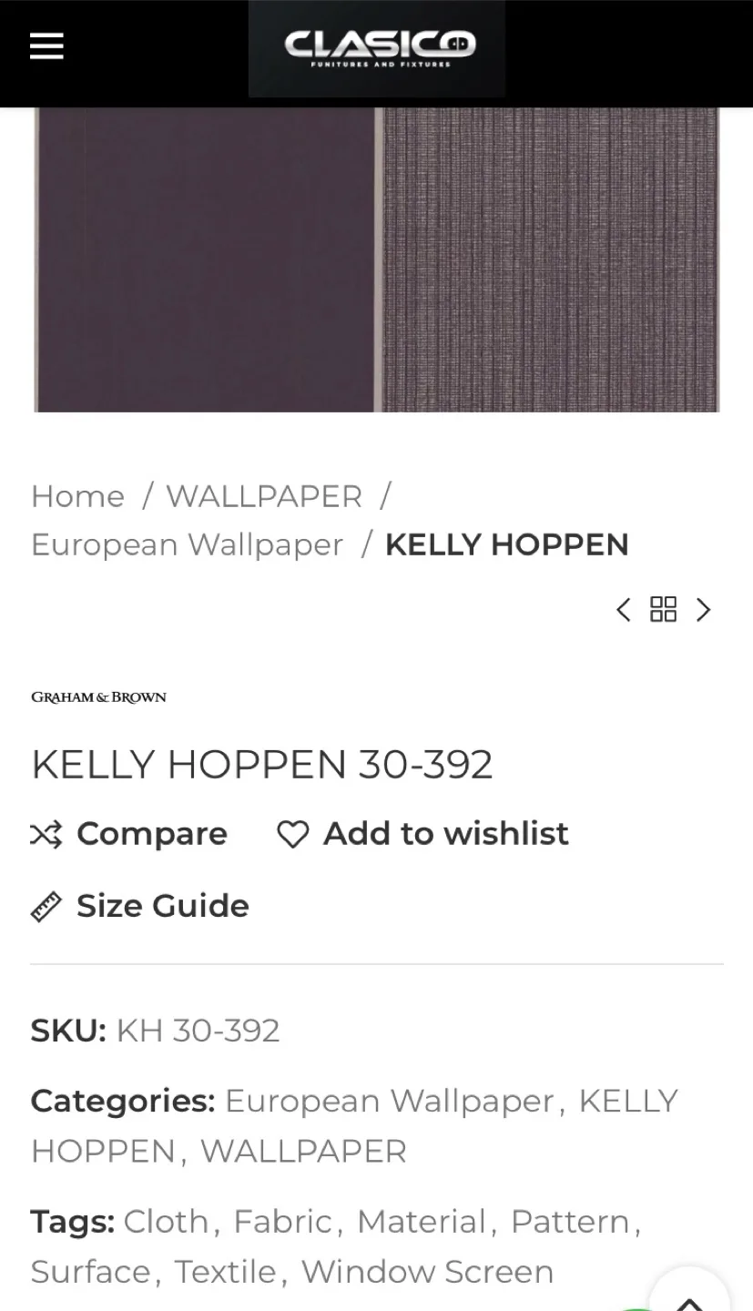 Kelly Hoppen 30-392 Wallpaper - Grape/Gold thumbnail
