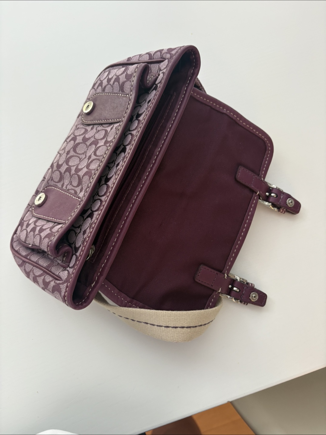 Coach Purple Patterned Hip Bag - photo 4
