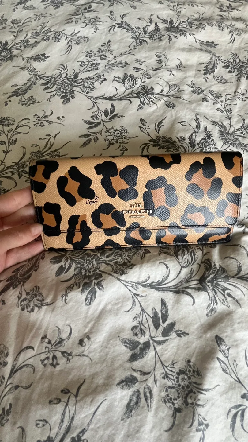 Coach Leopard Print Wallet thumbnail