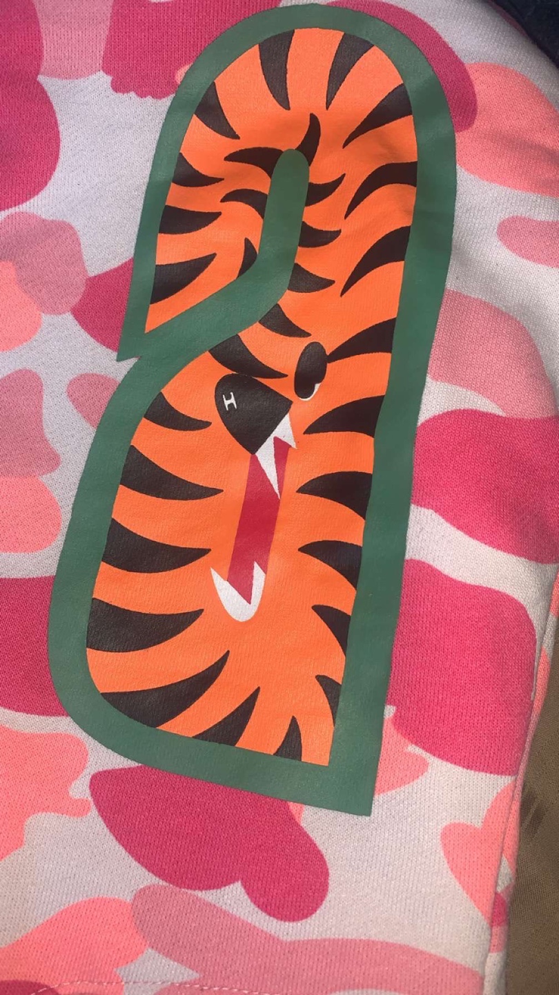 BAPE Pink Camo Hoodie