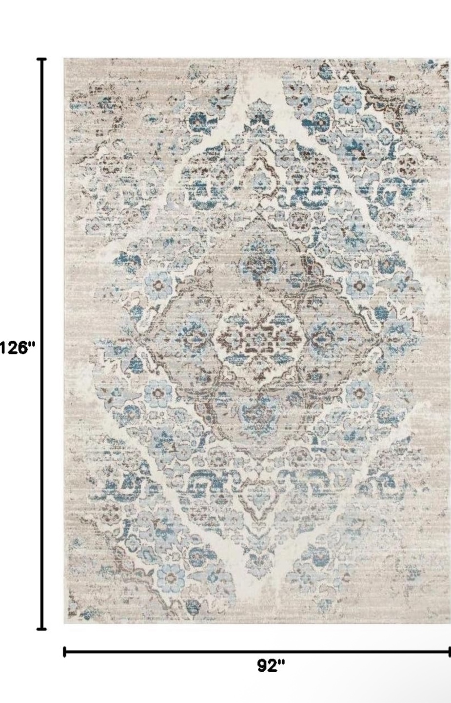 8x11 cream Persian rug - photo 4