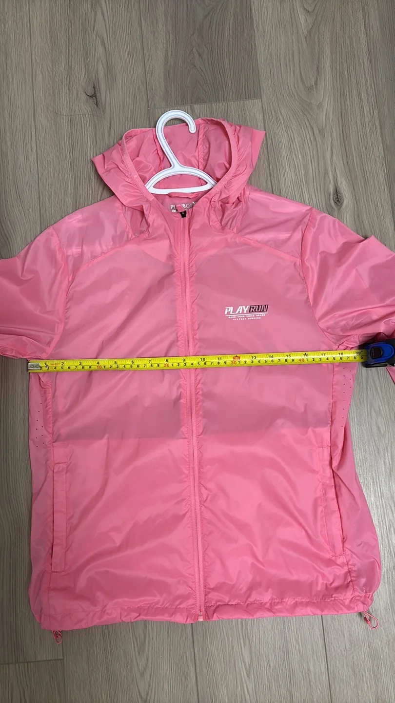 New women Pink Windbreaker Jacket size M image indicator(3)