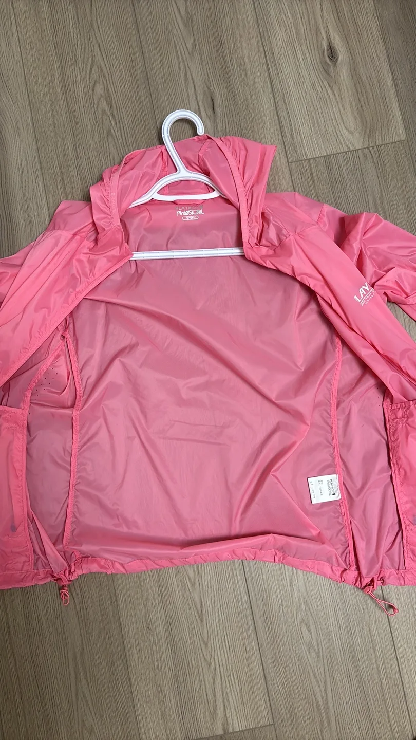 New women Pink Windbreaker Jacket size M image indicator(5)