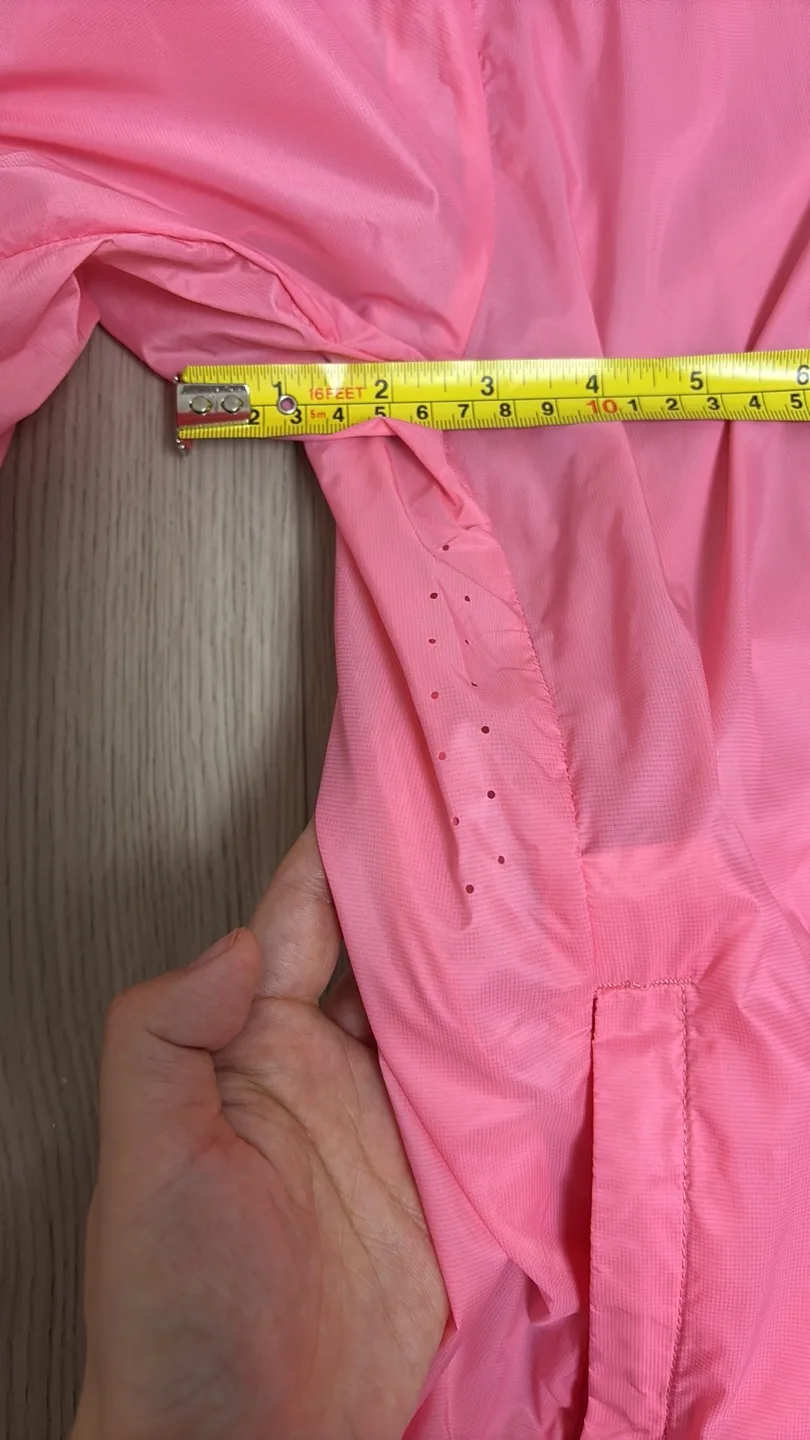 New women Pink Windbreaker Jacket size M image indicator(4)