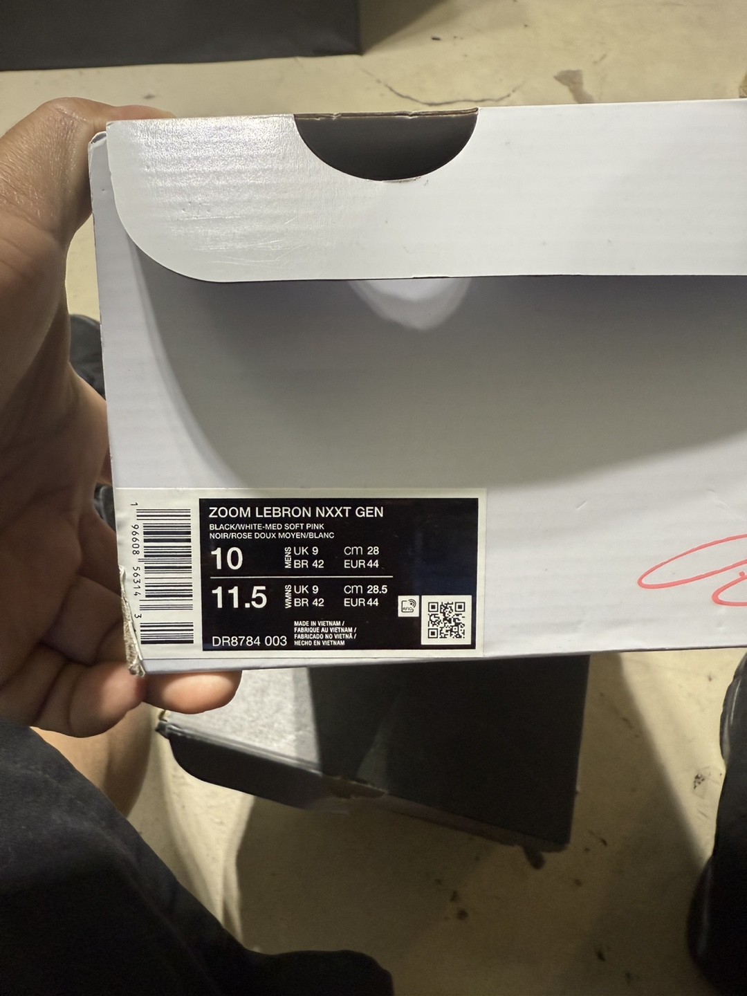 Nike Zoom Lebron Nxt Gen Black/White Size 11.5 - photo 3