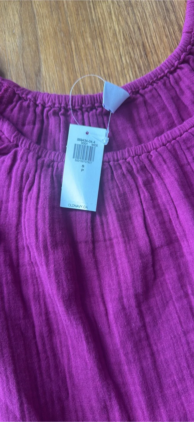 Old Navy Purple Dress - Size S - New with Tags thumbnail