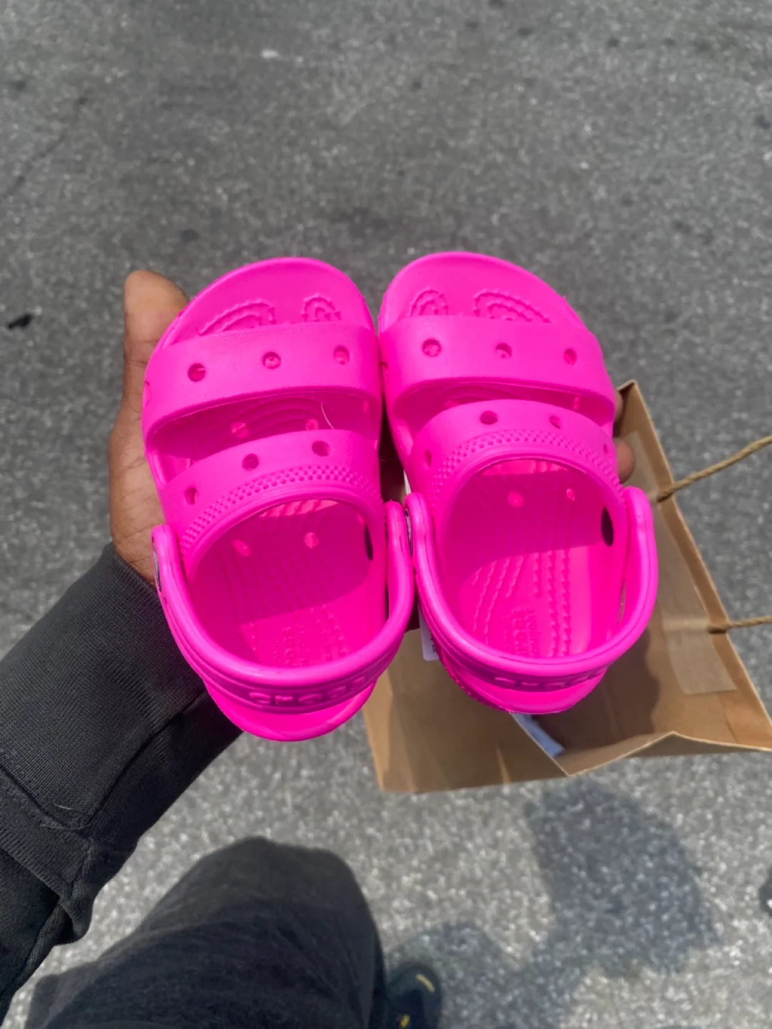 Pink Crocs Sandals thumbnail