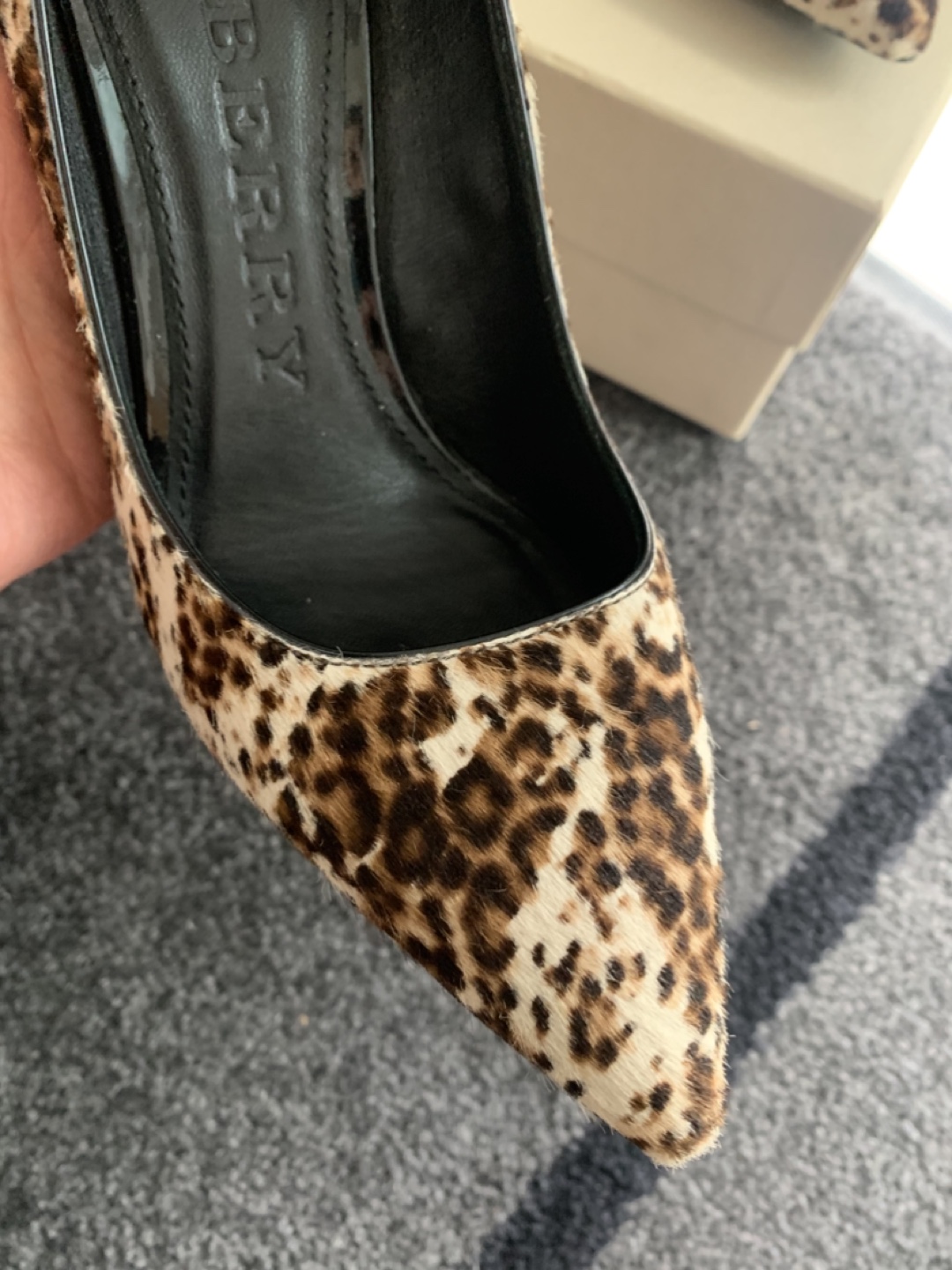 Burberry Leopard Print Heels - Size 36 - photo 2