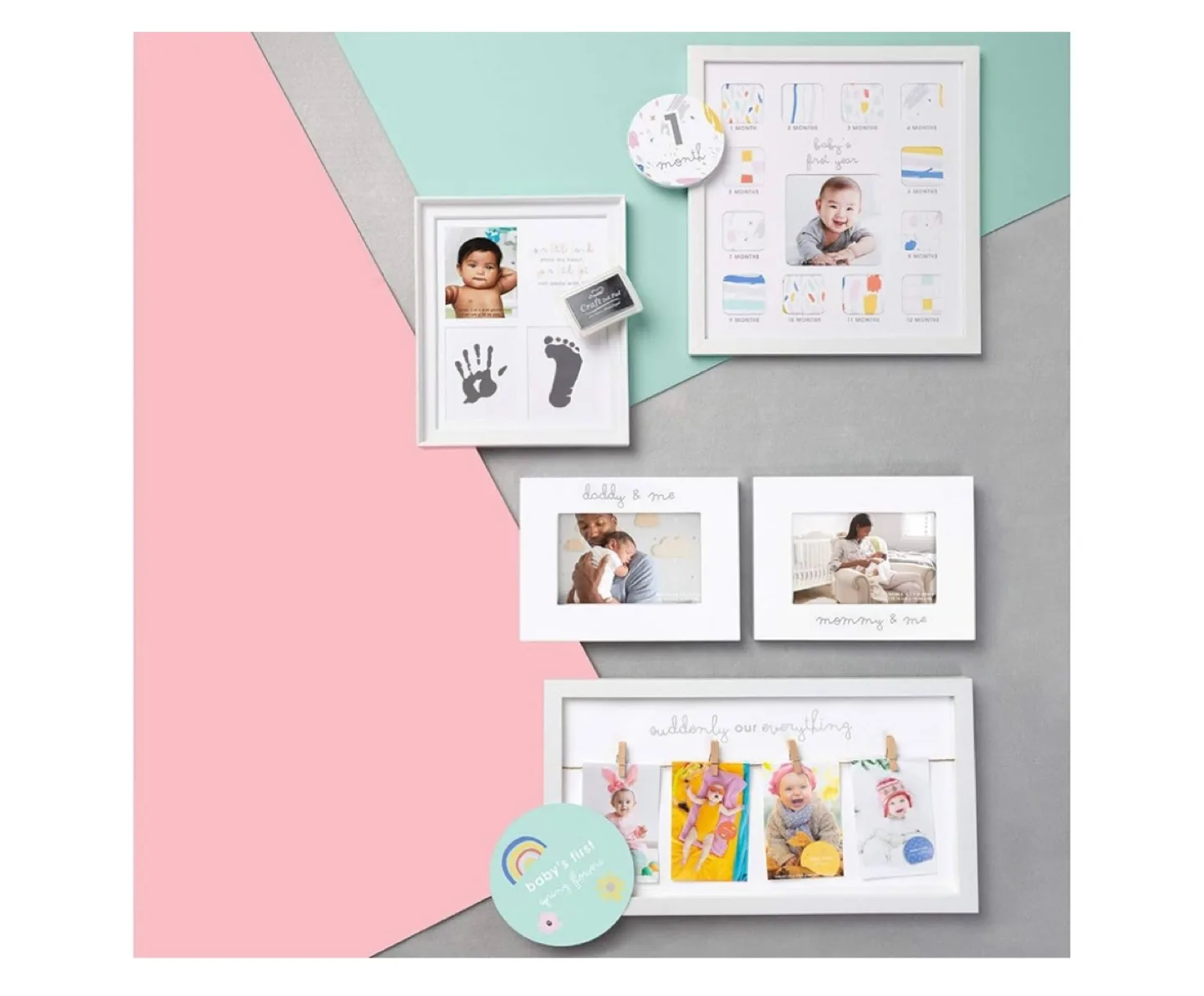 Baby Picture Clothespin Photo Frame image indicator(4)