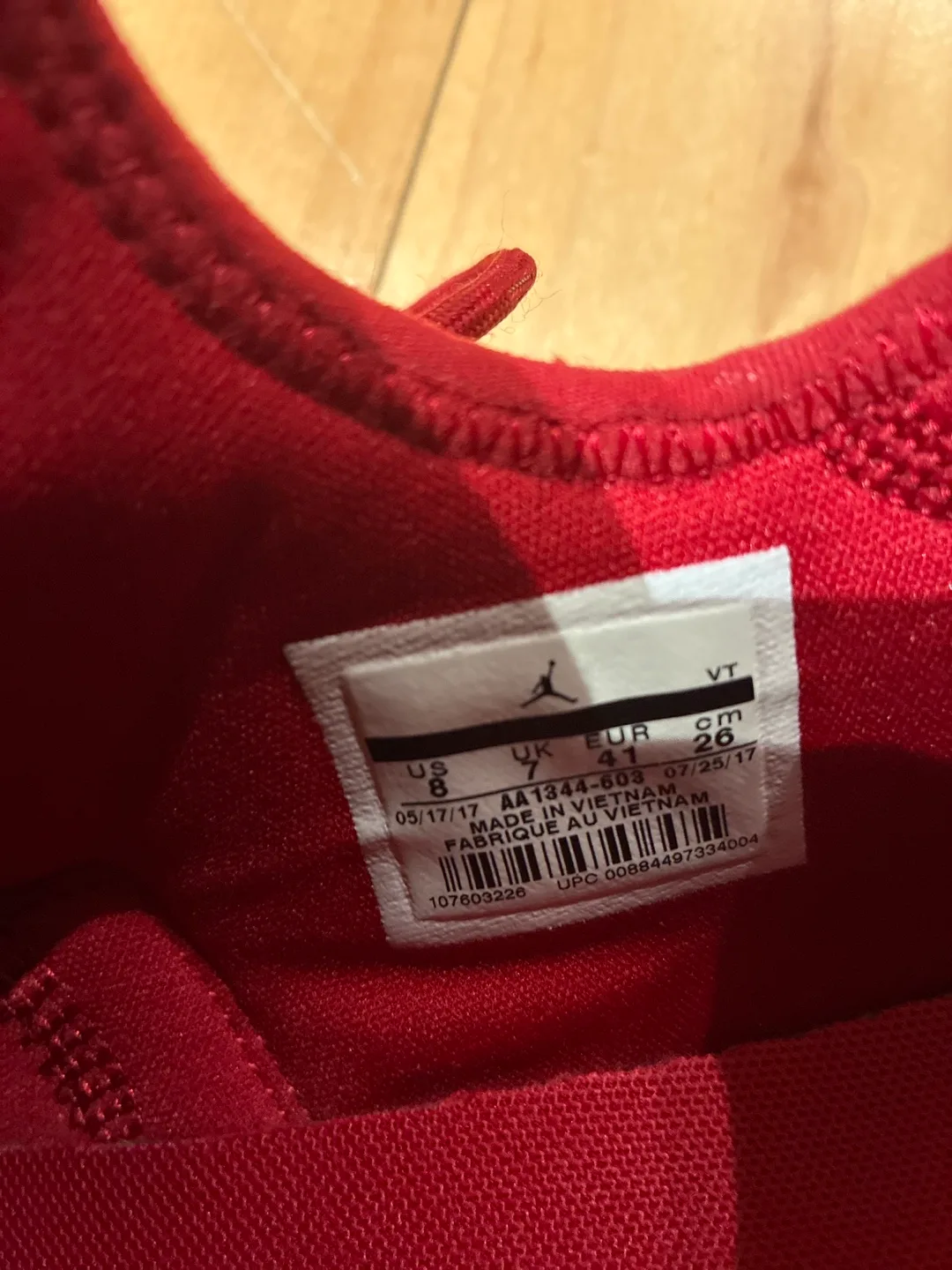 Jordan Fly Lockdown Shoes - Red, Size 8 image indicator(4)