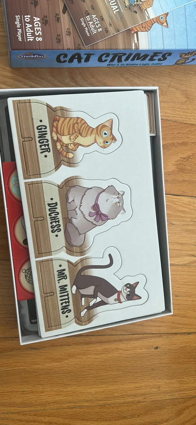 ThinkFun Cat Crimes Logic Game image indicator(2)