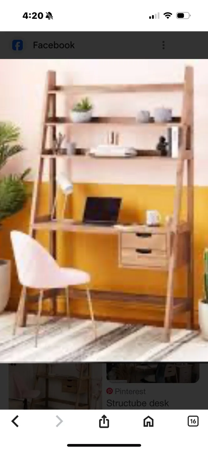 Mid century modern desk from Structube thumbnail