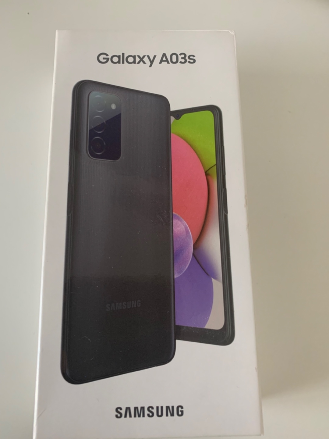 Samsung Galaxy A03s - Black. Free screen protector