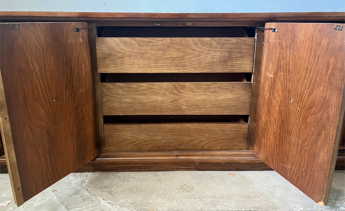 Vintage Wooden Dresser with 9 Drawers! image indicator(7)