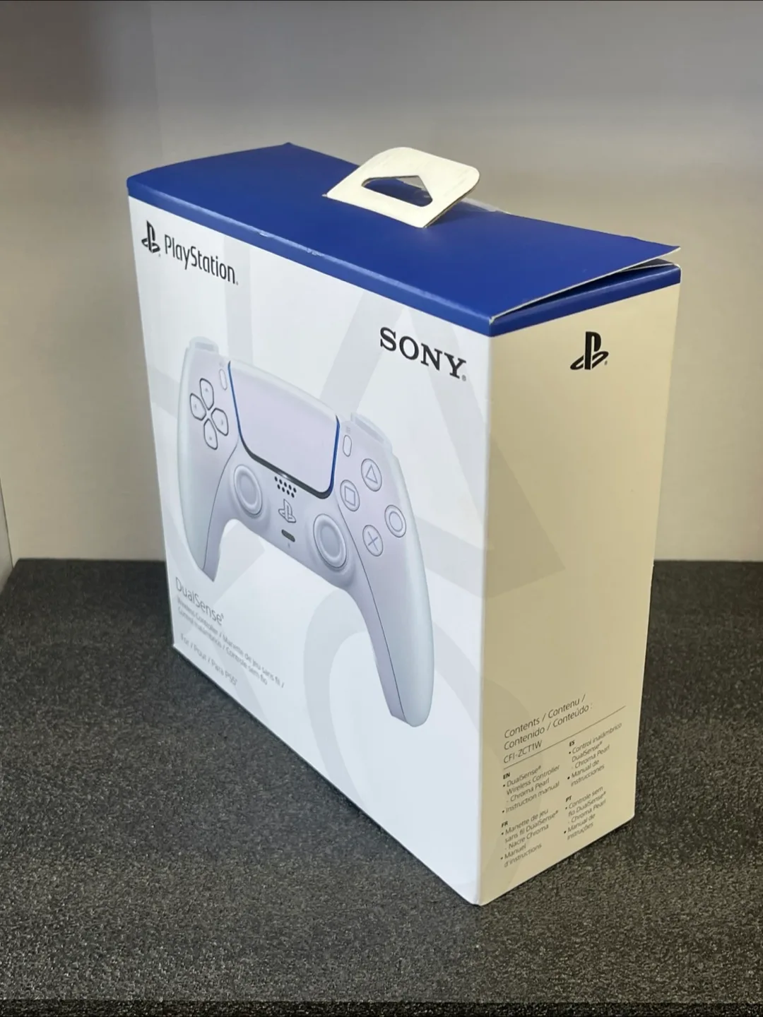 New PlayStation 5 DualSense Wireless Controller Chroma Pearl image indicator(3)