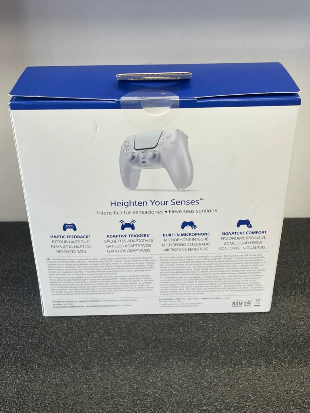 New PlayStation 5 DualSense Wireless Controller Chroma Pearl image indicator(4)