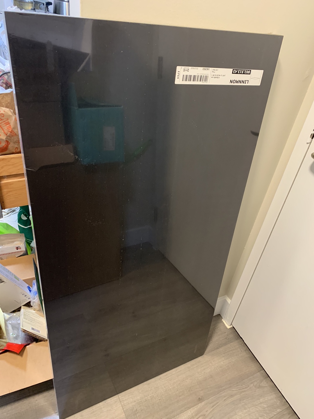 Brand New IKEA LINNMON Tabletop - Black-Brown 120x60 cm