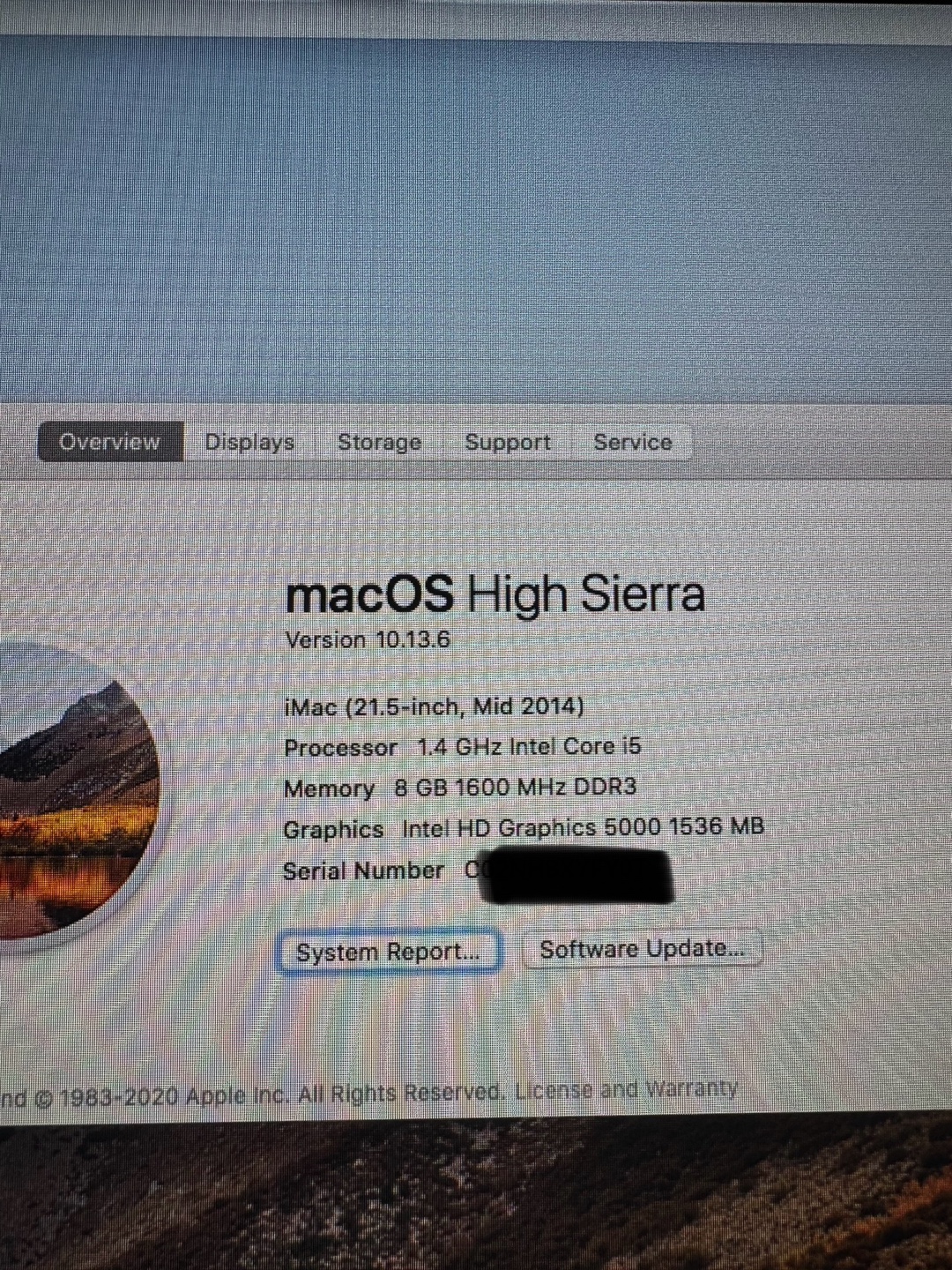 2014 21.5-inch iMac - 8GB RAM, Intel Core i5 - photo 3