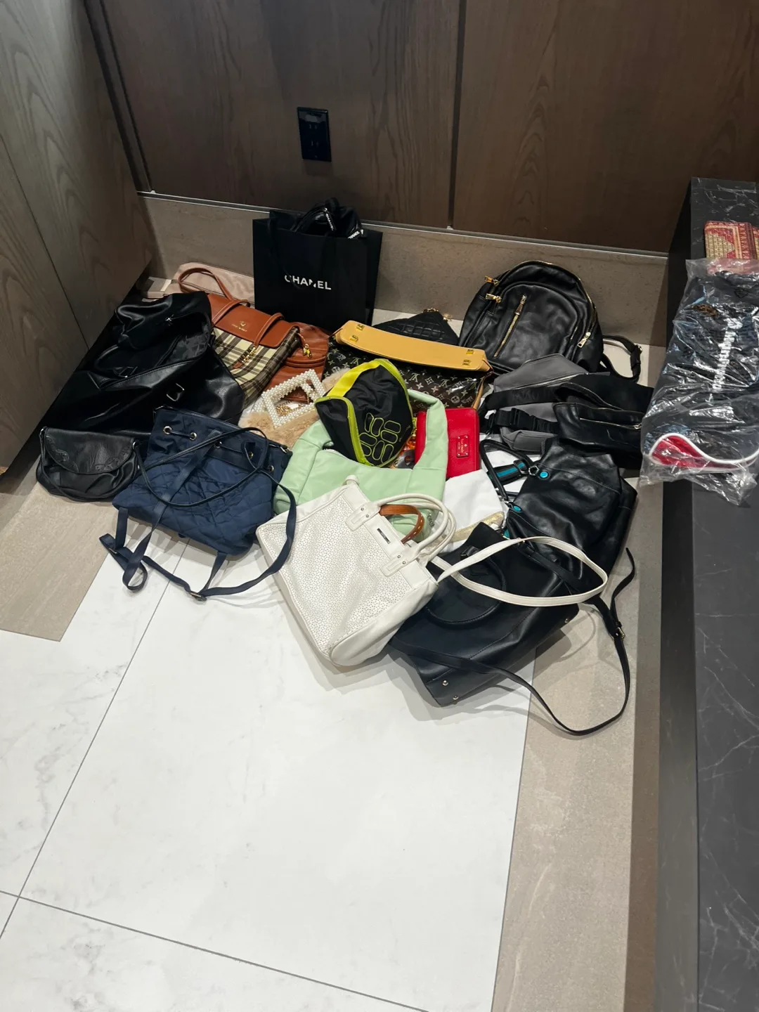 Assorted Designer Handbags -Louis Vuitton, Burberry thumbnail