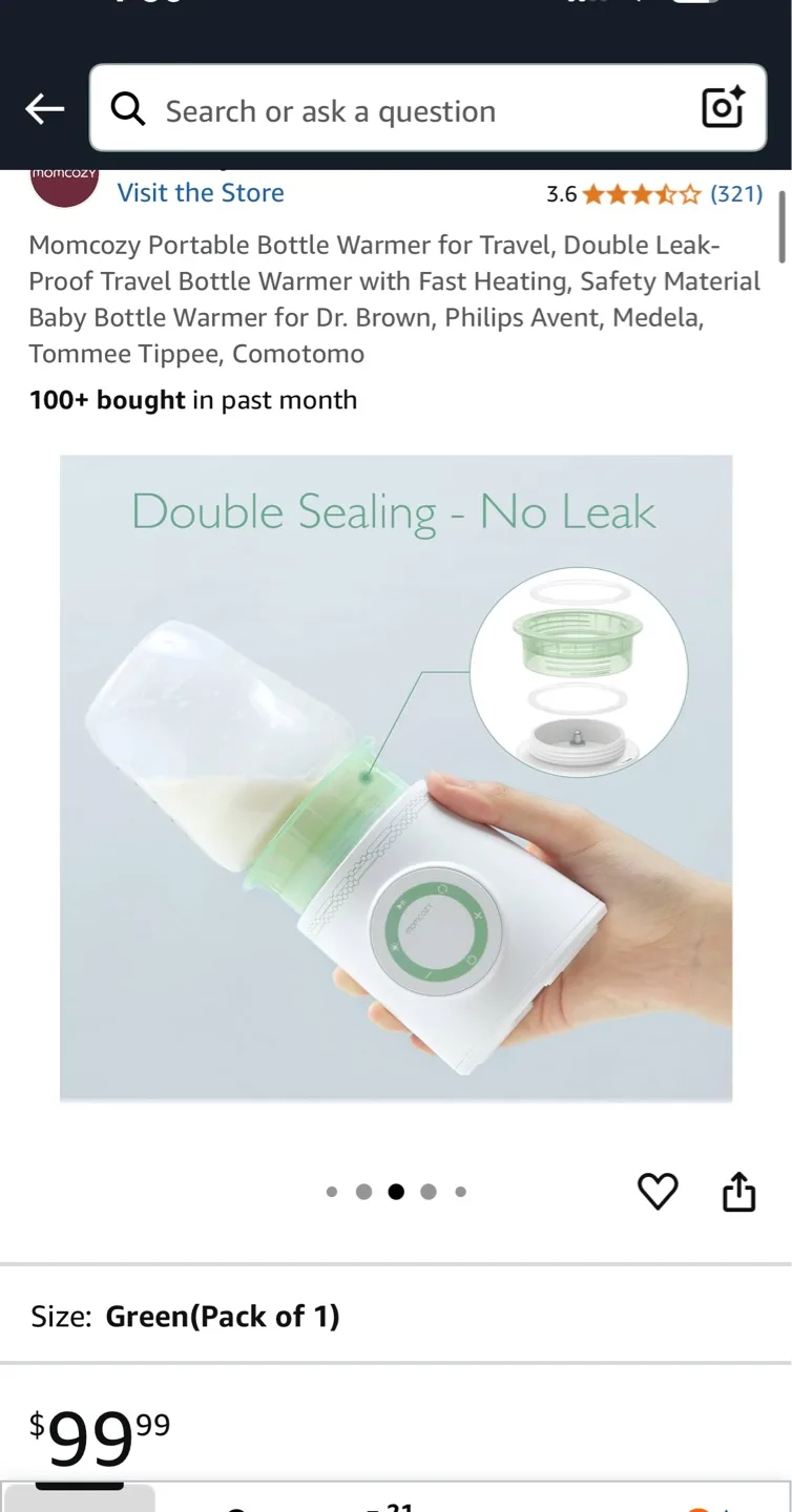 Momcozy Portable Bottle Warmer MW03 image indicator(6)