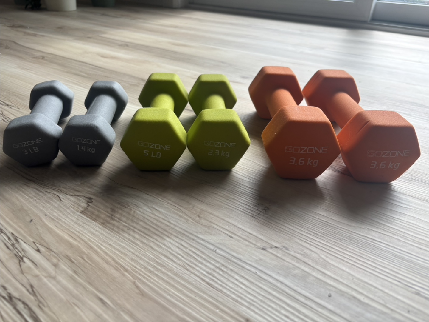 Dumbbell Set - 3lb, 5lb & 8lb - photo 2