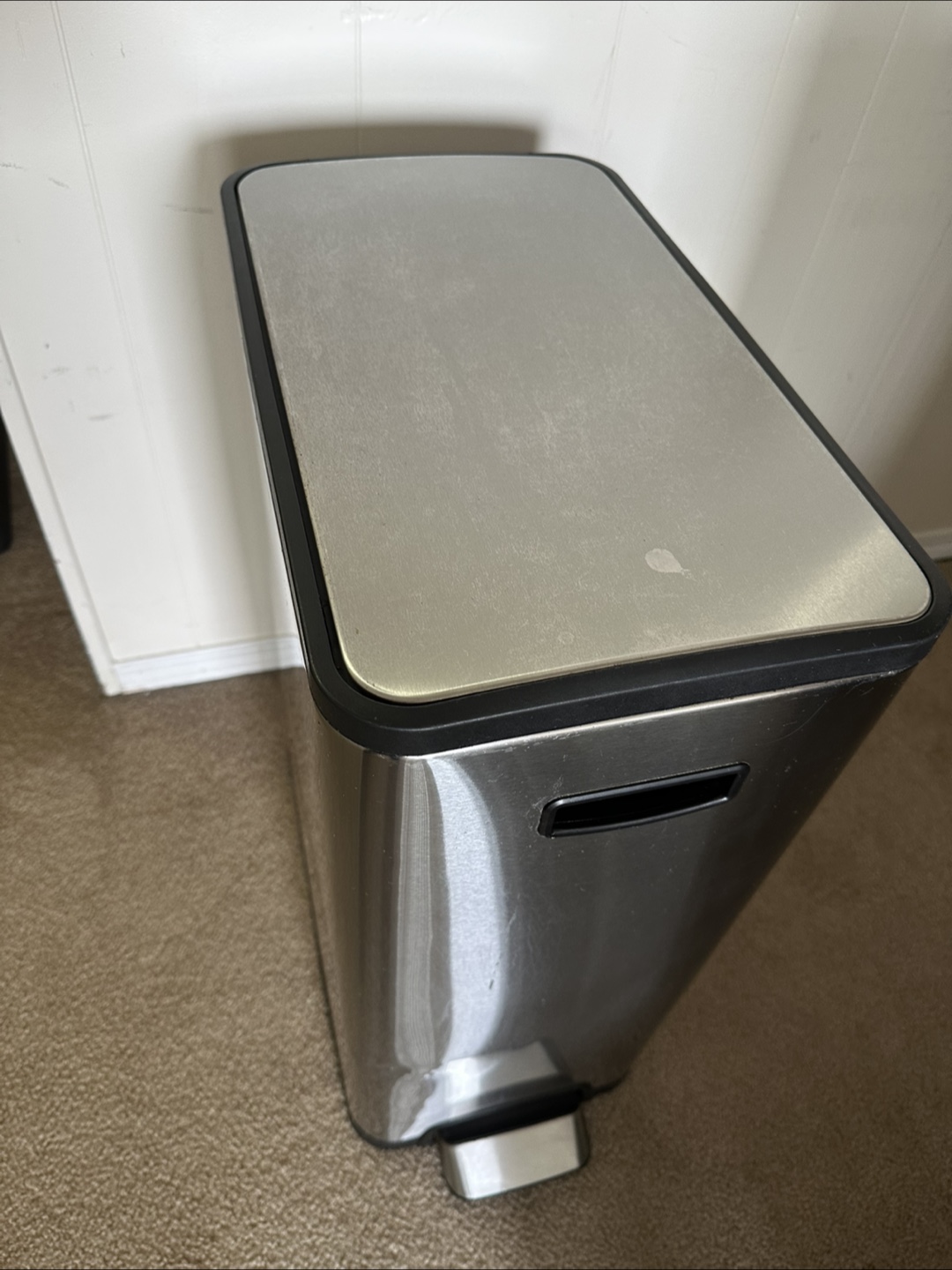 45L Stainless Steel Step Trash Can - photo 3