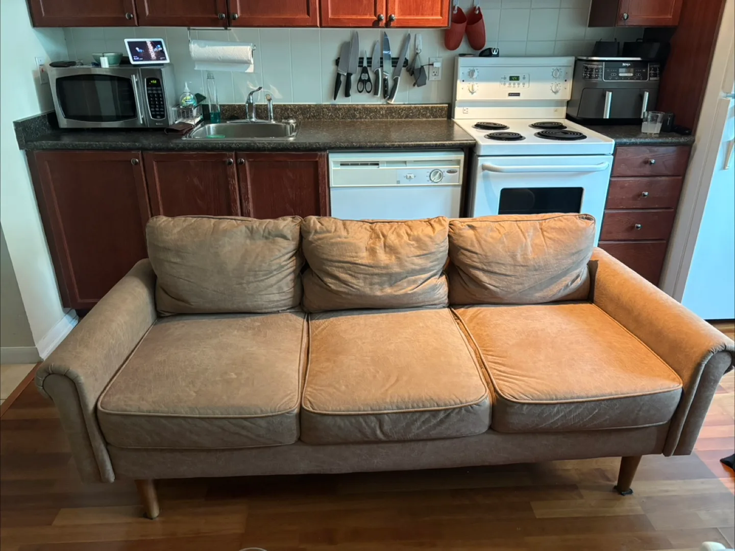 Beige 3-Seater Sofa thumbnail