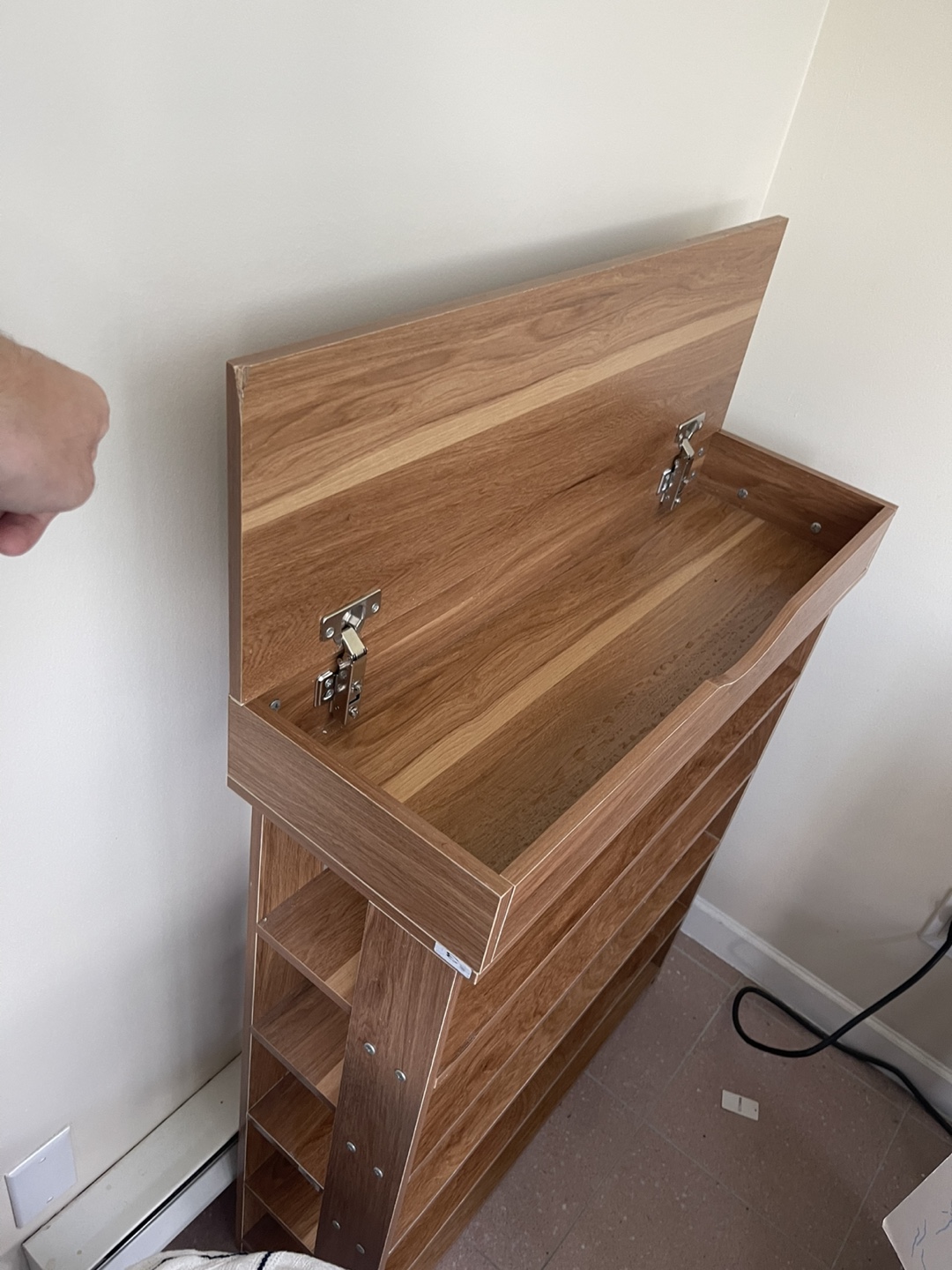 Wooden shoe rack - photo 2