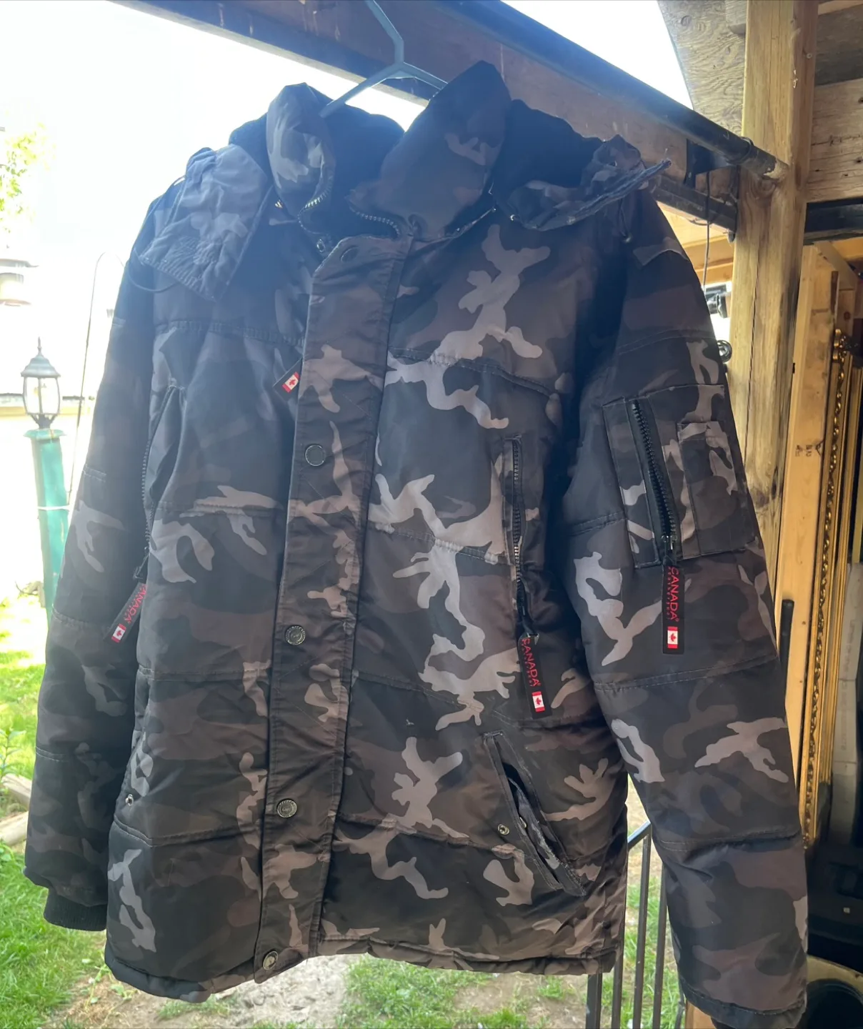 Canada Weathergear Camo Parka - Size L/G thumbnail