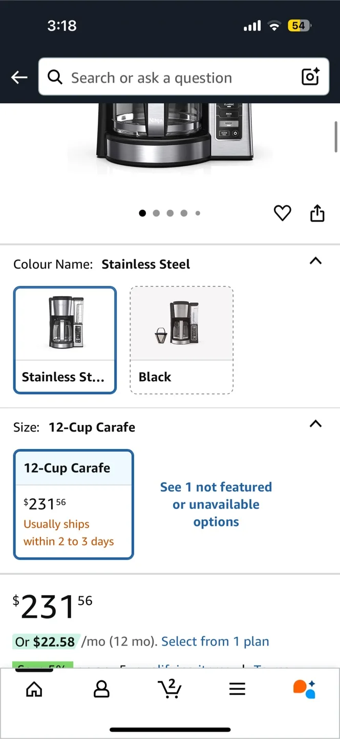 Ninja 12-Cup Programmable Coffee Brewer image indicator(3)