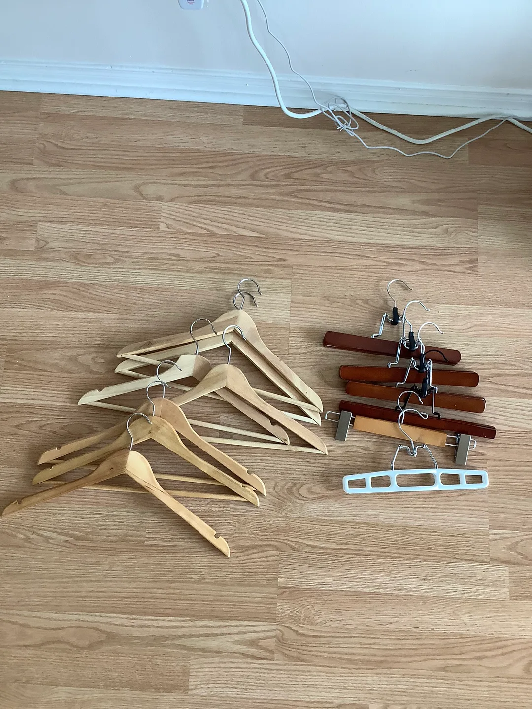 Wooden Clothes Hangers / Pants Hangers thumbnail