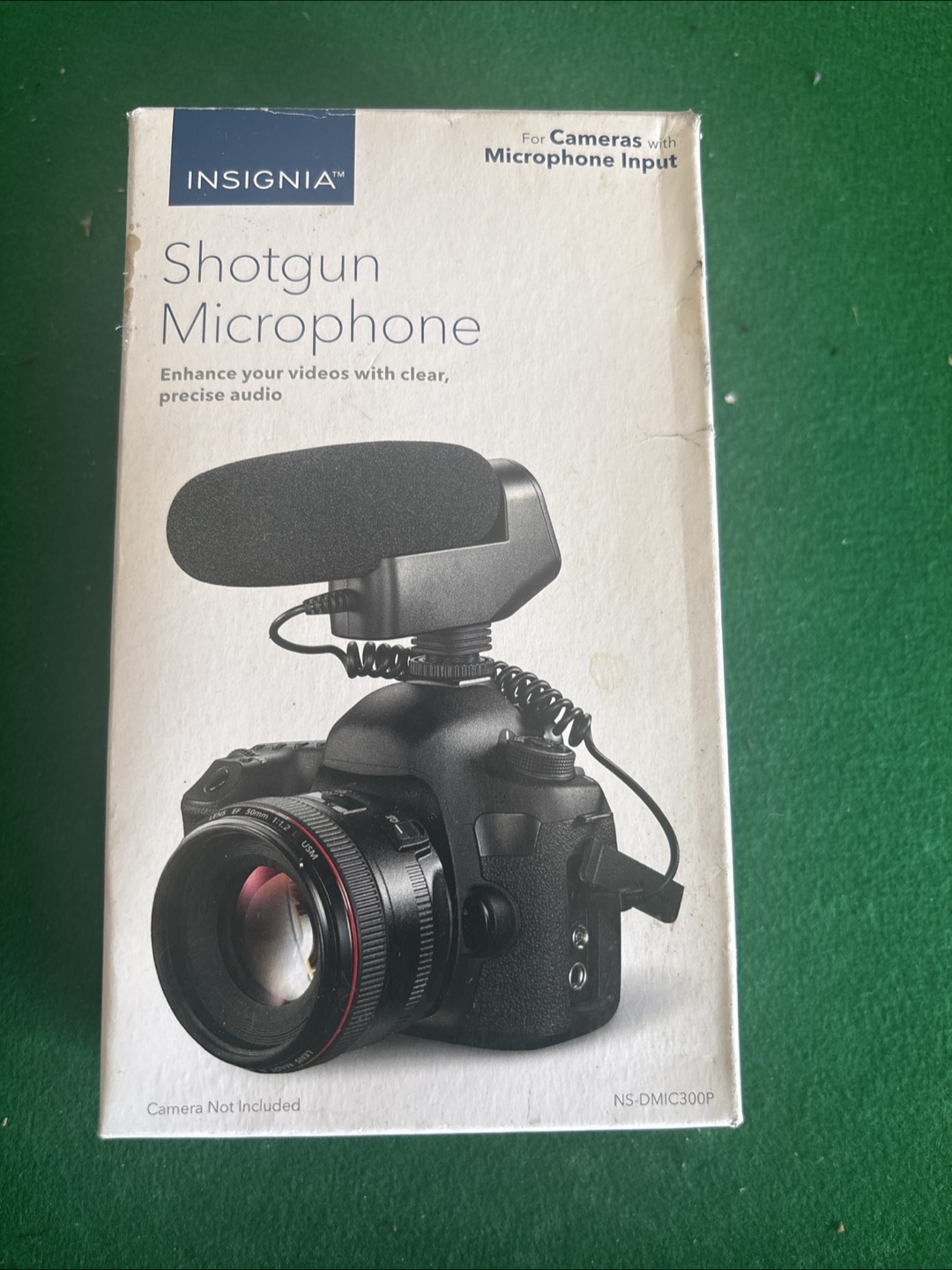 Insignia Shotgun Microphone NS-DMIC300P