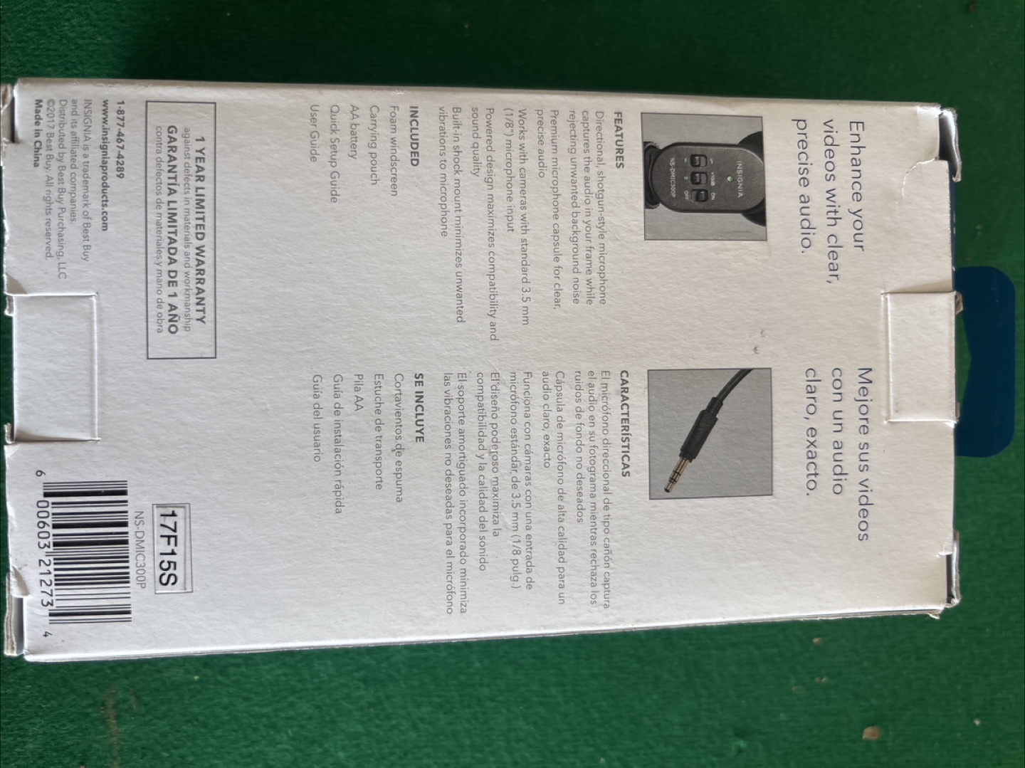 Insignia Shotgun Microphone NS-DMIC300P - photo 2
