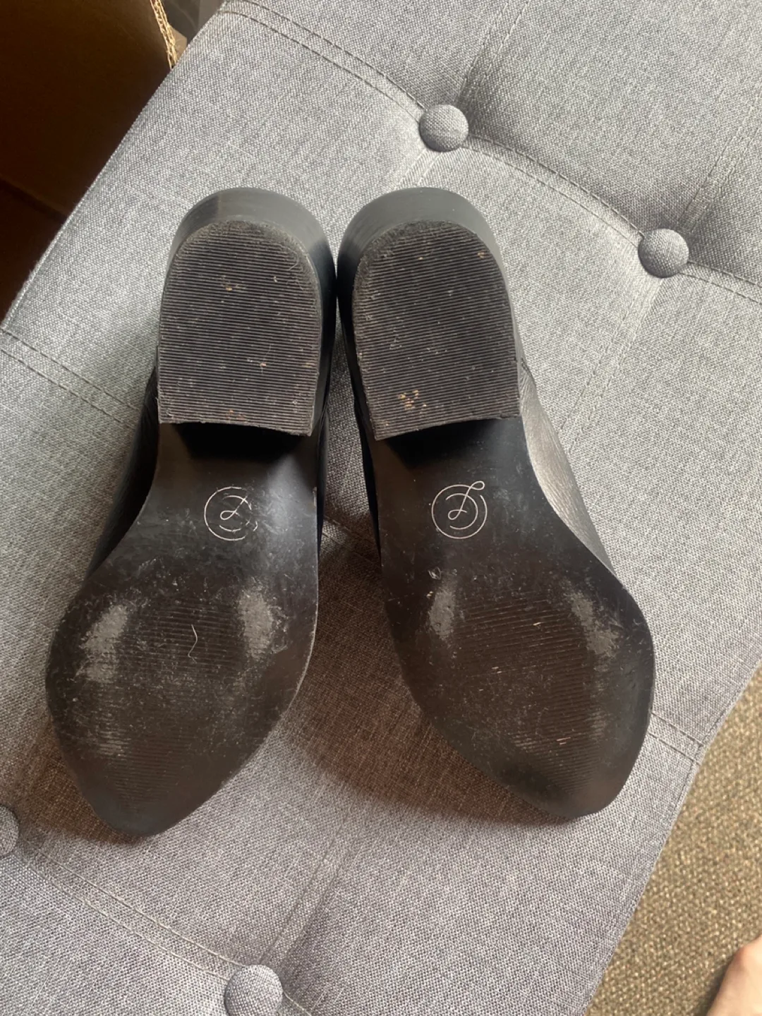 Chinese Laundry Black Leather Booties - Size 7 image indicator(2)