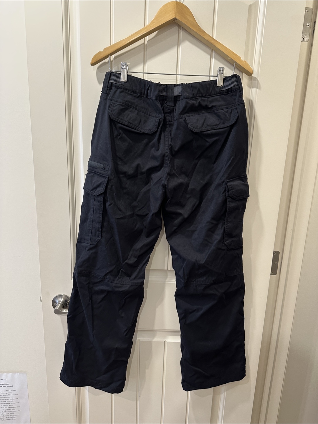 Fleece Lined Work Pants – Tactical Cargos w/ Belt – Men’s Small - photo 2