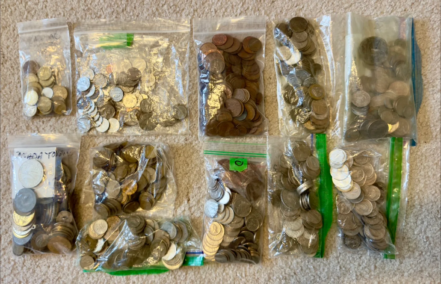 Unsorted Coins & Tokens from around the world -some vintage thumbnail