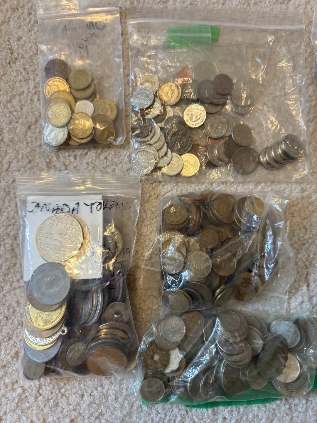 Unsorted Coins & Tokens from around the world -some vintage image indicator(2)