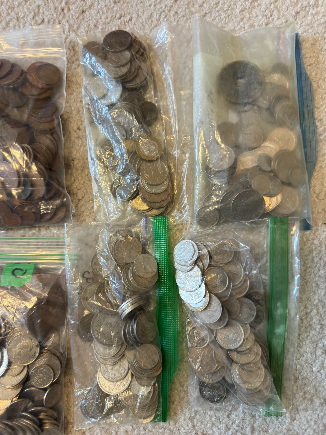 Unsorted Coins & Tokens from around the world -some vintage image indicator(4)