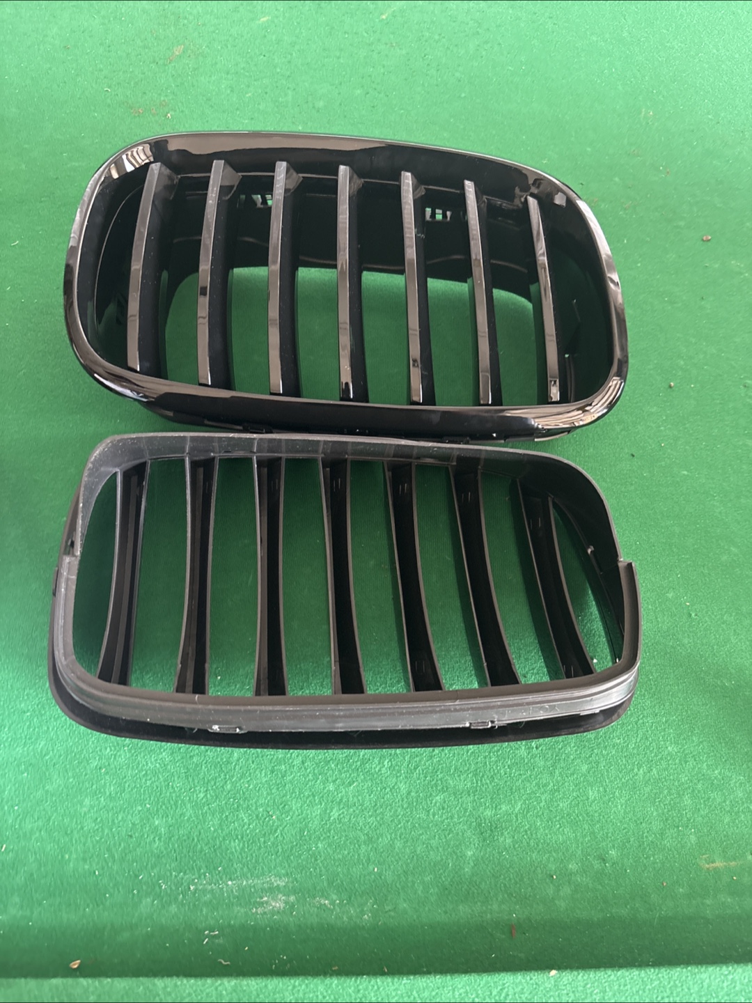 BMW Gloss Black Double Slat Kidney Grilles - photo 2