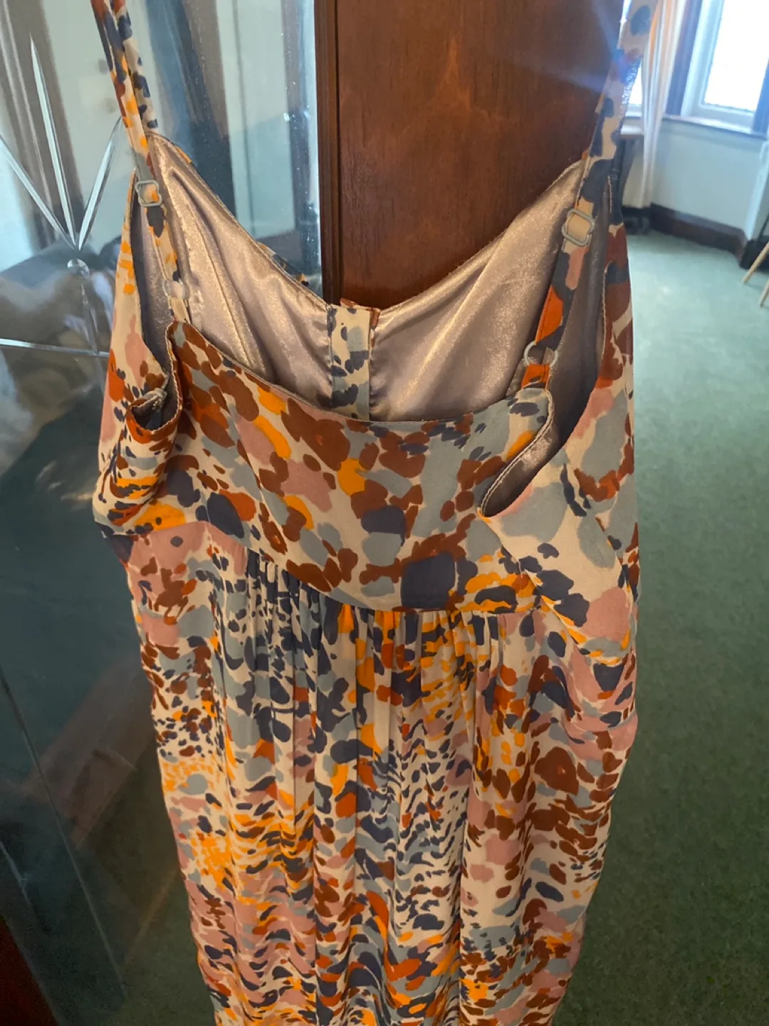 Kensie Slate Blue Multi Dress - Size S image indicator(2)