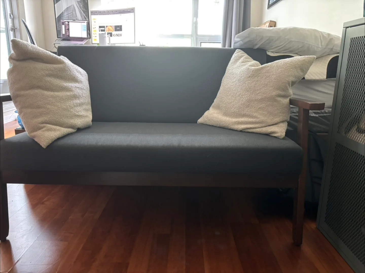 Loveseat Sofa  blue thumbnail