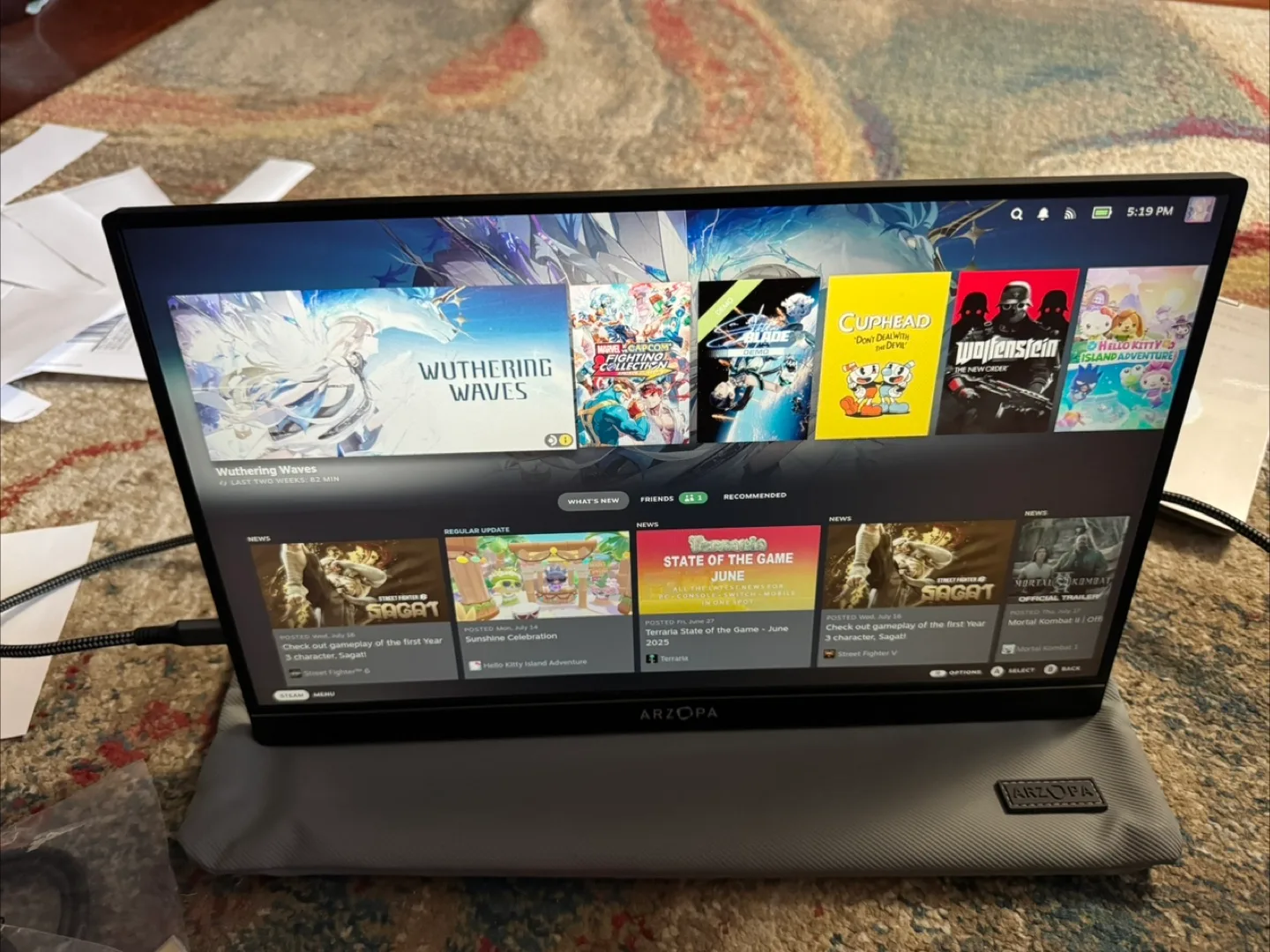 Arzopa Portable Monitor 16.1 144 $120 thumbnail