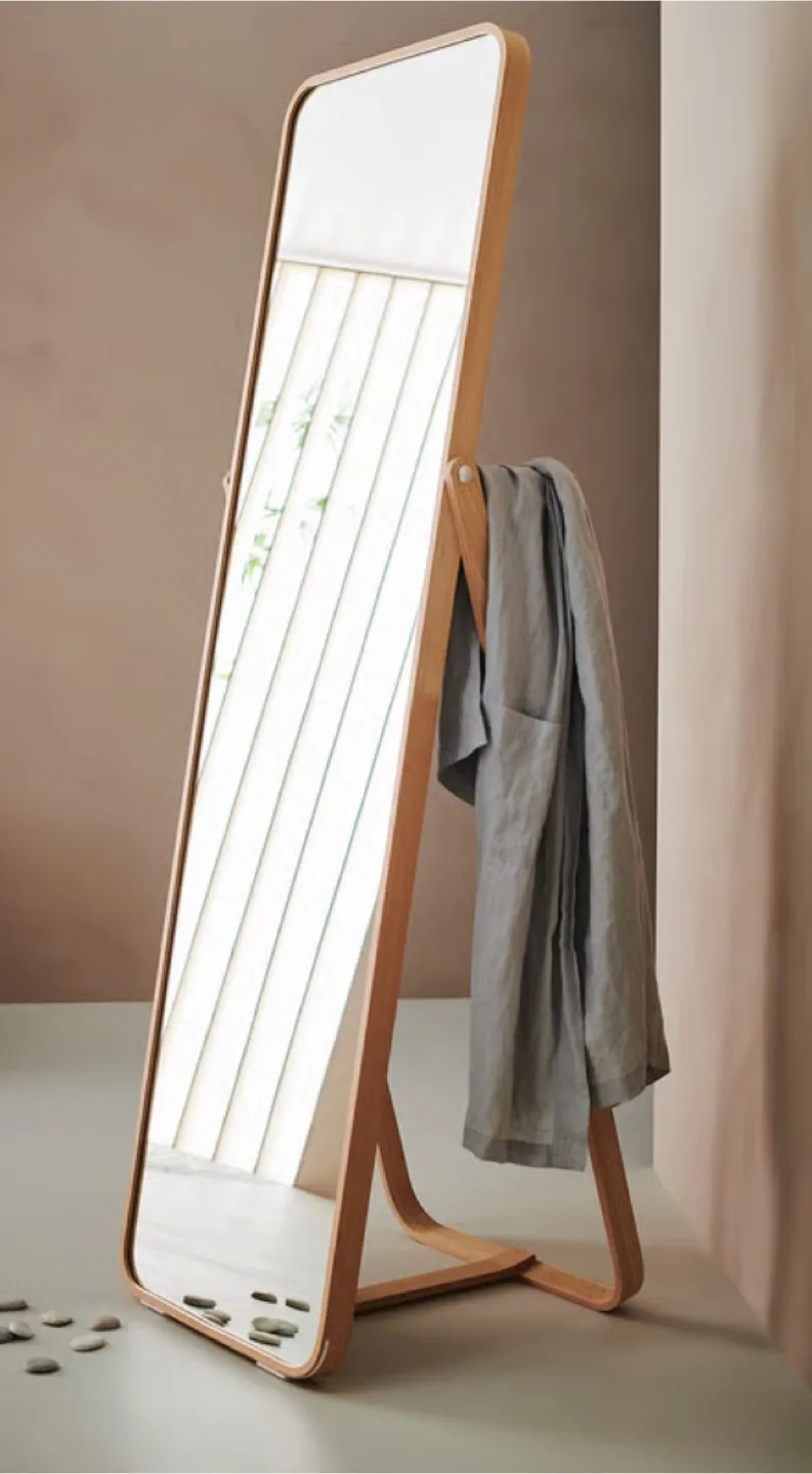 IKEA IKORNNES Standing Mirror - Ash image indicator(3)
