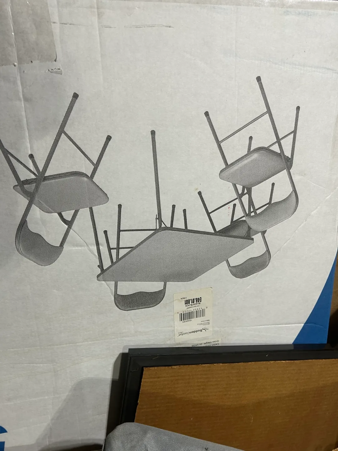 Comfort Folding Table & 4 Chairs thumbnail