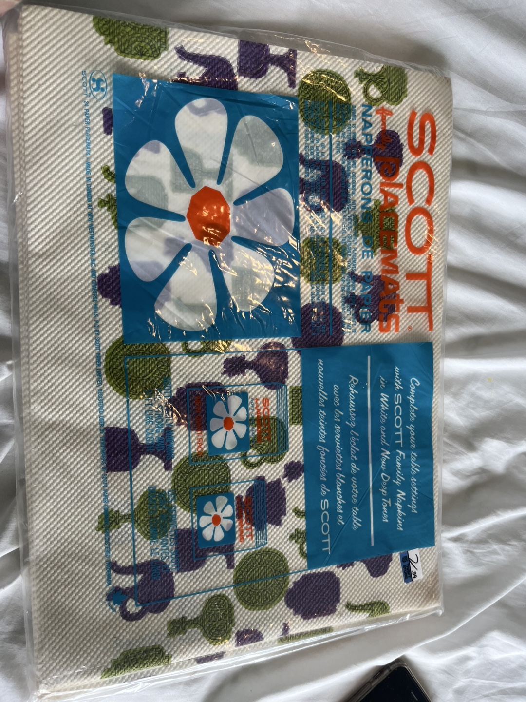 Vintage Scott's Family Placemats - New in Package